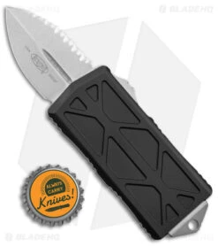 Microtech Exocet Dagger OTF Automatic Knife Black (1.9" SW Fully Serr) 157-12 -Microtech Microtech Exocet Dagger OTF Auto Black SW Full Serr BHQ 144592 jr bottlecap