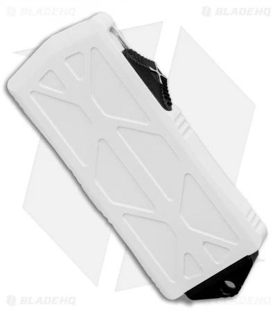 Microtech Exocet Tanto Stormtrooper CA Legal OTF Automatic Knife (1.9" White) 4 Microtech Exocet Tanto Stormtrooper CA Legal OTF Automatic Knife (1.9" White) - Image 2