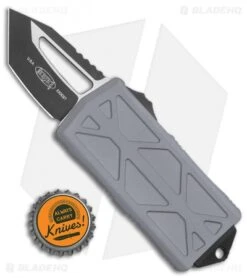 Microtech Exocet Tanto T/E CA Legal OTF Automatic Gray (1.9" Two Tone) 158-1 GY -Microtech Microtech Exocet Tanto T E CA Legal OTF Automatic Gray TT BHQ 117668 jr bottlecap
