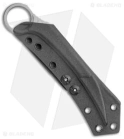 Microtech Signature Series Feather Karambit Fixed Blade Knife (2.25" Bead Blast) -Microtech Microtech Feather BB AP STD 215 7 S BHQ 141750 jr sheath