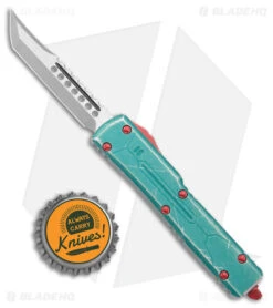 Microtech UTX-70 Hellhound Bounty Hunter OTF Auto Knife Green Al (2.4" Apoc) -Microtech Microtech HH Bounty Hunter Tanto OTF Auto Apocalyptic BHQ 177565 jr bottlecap