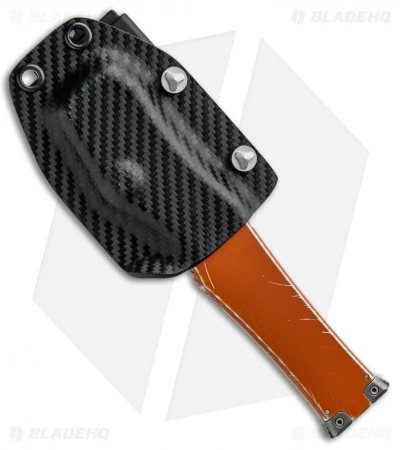 Microtech Halo VI Hellhound OTF Knife Orange Distressed (4.4" Apocalyptic) 7 Microtech Halo VI Hellhound OTF Knife Orange Distressed (4.4" Apocalyptic) - Image 5