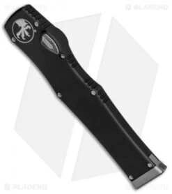 Microtech Halo VI Tanto OTF Automatic Knife Black (4.4" Satin) 250-4 -Microtech Microtech Halo VI Tanto OTF Black Satin 250 4 BHQ 84173 jr spine