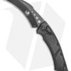 Microtech Signature Series Hawk Auto Knife Black Al. CF Inlay (4" Black DLC) -Microtech Microtech Hawk Automatic Knife Black DLC CF Inlay 4 Black BHQ 118832 jr