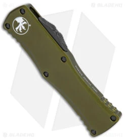 Microtech Hera D/E Automatic Knife Dagger OD Green Aluminum (3" Black) -Microtech Microtech Hera DE Auto Dagger Green Aluminum Black BHQ 145421 jr spine
