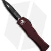 Microtech Hera D/E Auto Knife Dagger Merlot Aluminum (3" Black)