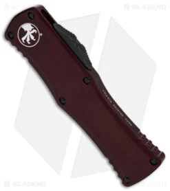 Microtech Hera D/E Auto Knife Dagger Merlot Aluminum (3" Black) -Microtech Microtech Hera DE Auto Knife Dagger Merlot Aluminum 3in Black BHQ 146490 td spine