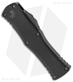 Microtech Hera D/E OTF Auto Knife Shadow DLC (3.1" Black Serr) 702-3 DLCTSH -Microtech Microtech Hera DE Auto Knife Shadow DLC Full Serr Black BHQ 146489 jr spine