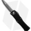 Microtech Hera D/E OTF Automatic Knife Black (3" Apocalyptic Serrated) 702-12AP -Microtech Microtech Hera DE OTF Automatic Knife Black 3 in Apocalyptic Serrated BHQ 181679 hd