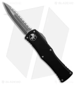 Microtech Hera D/E OTF Automatic Knife Black (3" Apocalyptic Serrated) 702-12AP