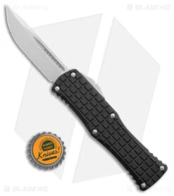 Microtech Hera S/E Frag OTF Automatic Knife Black Aluminum (3" Stonewash) -Microtech Microtech Hera SE Frag OTF Black SW BHQ 177352 jr bottlecap
