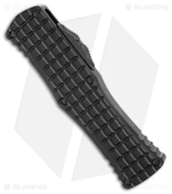 Microtech Hera S/E Frag SS OTF Automatic Knife Black (3" Black Serr) -Microtech Microtech Hera SE Frag Partial Serr OTF Auto Black Black BHQ 178764 jr spine