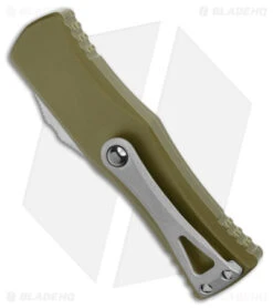 Microtech Hera S/E OTF Auto Knife DP OD Green Alum (3" Apoc SW)703-10 APOD 8 Microtech Hera S/E OTF Auto Knife DP OD Green Alum (3" Apoc SW)703-10 APOD -Microtech Microtech Hera SE OTF Auto OD Green Aluminum Apocalyptic SW BHQ 177623 jr side