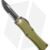 Microtech Hera S/E OTF Automatic Knife OD Green (3.1" Black) -Microtech Microtech Hera SE Partial Serr OTF Auto OD Green Black BHQ 178762 jr