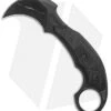 Microtech Bastinelli Signature Iconic Karambit Fixed Blade Knife CF (Black) -Microtech Microtech Iconic Fixed Signature Series Right Hand Carry DLC Standard Black 118 1 DLSCR BHQ 138701 jr