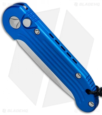 Microtech LUDT Automatic Knife Blue (3.4" Satin) 135-4BL 4 Microtech LUDT Automatic Knife Blue (3.4" Satin) 135-4BL - Image 2