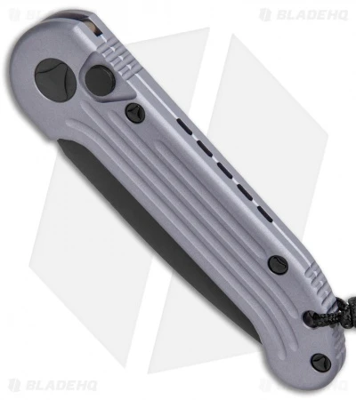 Microtech LUDT Automatic Knife Gray (3.4" Black) 135-1GY 4 Microtech LUDT Automatic Knife Gray (3.4" Black) 135-1GY - Image 2