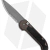 Microtech LUDT Automatic Knife Black Aluminum (4" Bead Blasted Serrated ATS-34) -Microtech Microtech LUDT Auto No Clip BB Serr BHQ 172991 jr