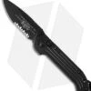 Microtech LUDT Automatic Knife Tactical (3.4" Black Serr) 135-2T -Microtech Microtech LUDT Auto Tactical Black Serr 135 2T BHQ 4504 jr