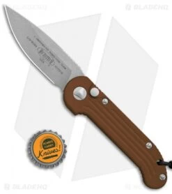 Microtech LUDT Automatic Knife Tan (3.4" Apocalyptic) 135-10APTA -Microtech Microtech LUDT Auto Tan Apocalyptic 135 10APTA BHQ 117953 jr bottlecap