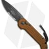 Microtech LUDT Automatic Knife Tan (3.4" Black Serr) 135-2TA -Microtech Microtech LUDT Auto Tan Black Serr 135 2TA BHQ 8567 jr