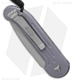 Microtech LUDT Automatic Knife Gray Aluminum (3.4" Stonewash) 135-10GY 8 Microtech LUDT Automatic Knife Gray Aluminum (3.4" Stonewash) 135-10GY -Microtech Microtech LUDT Automatic Knife Gray 3.4 Apocalyptic135 10APGY BHQ 48921 LS Side 1
