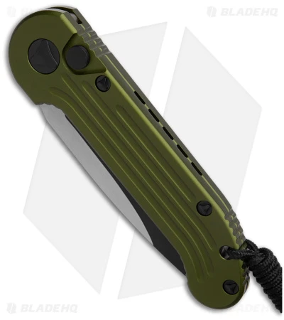 Microtech LUDT Automatic Knife OD Green (3.4" Black) 135-1OD 4 Microtech LUDT Automatic Knife OD Green (3.4" Black) 135-1OD - Image 2