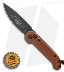 Microtech LUDT Automatic Knife Tan (3.4" Black) 135-1TA 9 Microtech LUDT Automatic Knife Tan (3.4" Black) 135-1TA -Microtech Microtech LUDT Automatic Knife Tan 3.4 Black135 1TA BHQ 8566 LS Bottlecap