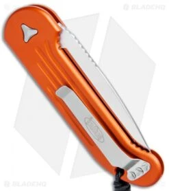 Microtech LUDT Automatic Knife Orange (3.4" Satin) 135-4OR -Microtech Microtech LUDT Orange Satin 135 4OR BHQ 75239 jr side