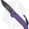 Microtech LUDT Automatic Knife Purple (3.4" Black Serr) 135-2PU