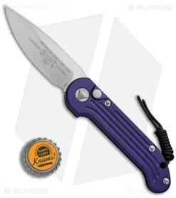 Microtech LUDT Automatic Knife Purple (3.4" Satin) 135-4PU 9 Microtech LUDT Automatic Knife Purple (3.4" Satin) 135-4PU -Microtech Microtech LUDT Purple Satin BHQ 79573 er bottlecap