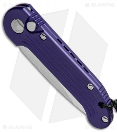 Microtech LUDT Automatic Knife Purple (3.4" Satin) 135-4PU 4 Microtech LUDT Automatic Knife Purple (3.4" Satin) 135-4PU - Image 2