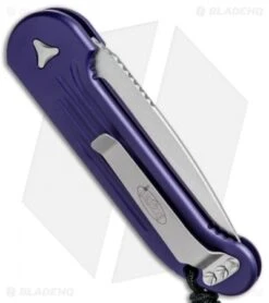 Microtech LUDT Automatic Knife Purple (3.4" Satin) 135-4PU 8 Microtech LUDT Automatic Knife Purple (3.4" Satin) 135-4PU -Microtech Microtech LUDT Purple Satin BHQ 79573 er spine