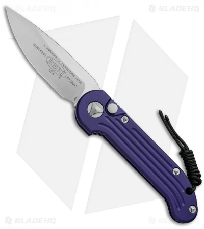 Microtech LUDT Automatic Knife Purple (3.4" Satin) 135-4PU 3 Microtech LUDT Automatic Knife Purple (3.4" Satin) 135-4PU