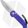 Microtech LUDT Automatic Knife Purple (3.4" Stonewash) 135-10PU -Microtech Microtech LUDT Standard Purple SW 135 10PU BHQ 110721 jr 1