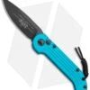 Microtech LUDT Automatic Knife Turquoise (3.4" Black) 135-1TQ 2 Microtech LUDT Automatic Knife Turquoise (3.4" Black) 135-1TQ -Microtech Microtech LUDT Turq Black 135 1TQ BHQ 69020 jr 1