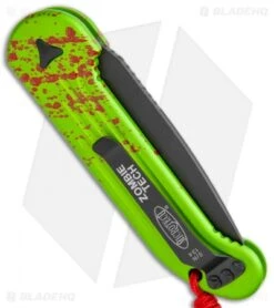 Microtech LUDT Zombie Edition Automatic Knife (3.4" Black) 135-1Z 8 Microtech LUDT Zombie Edition Automatic Knife (3.4" Black) 135-1Z -Microtech Microtech LUDT Zombie Edition Auto Black 135 1Z BHQ 113538 jr side