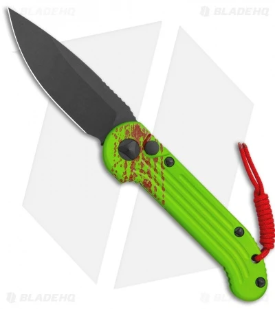 Microtech LUDT Zombie Edition Automatic Knife (3.4" Black) 135-1Z 3 Microtech LUDT Zombie Edition Automatic Knife (3.4" Black) 135-1Z