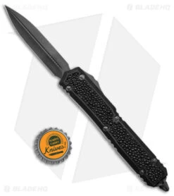 Microtech Marfione Makora II D/E OTF Auto Stingray Inlay (3.25" Apocalyptic DLC) -Microtech Microtech Makora II DE Auto Dagger Stingray Inlay Apacolyptic DLC BHQ 146698 jr bottlecap