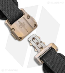 Microtech Marfione Custom Apis Tactical Belt Black Ti 91-BKTTI-36 -Microtech Microtech Marfione Custom Apis Tactical Black Ti 36 BHQ 174542 jr buckle open