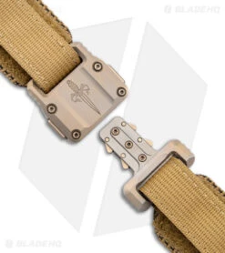 Microtech Marfione Custom Apis Tactical Belt Coyote Ti 91-CYTTI-38 11 Microtech Marfione Custom Apis Tactical Belt Coyote Ti 91-CYTTI-38 -Microtech Microtech Marfione Custom Apis Tactical Coyote Ti 38 BHQ 174540 jr buckle open