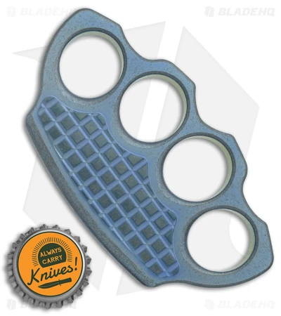 Microtech Marfione Custom Hand Tank Paperweight - Ice Blue 5 Microtech Marfione Custom Hand Tank Paperweight - Ice Blue - Image 3