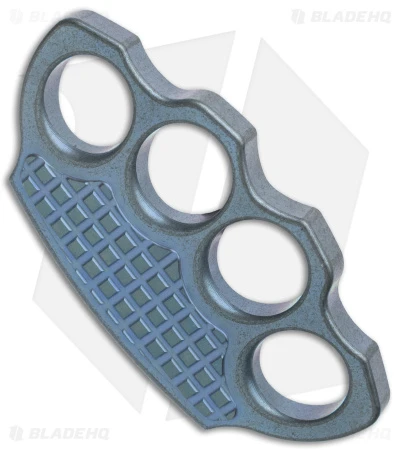 Microtech Marfione Custom Hand Tank Paperweight - Ice Blue 4 Microtech Marfione Custom Hand Tank Paperweight - Ice Blue - Image 2