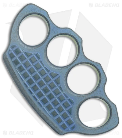 Microtech Marfione Custom Hand Tank Paperweight - Ice Blue 3 Microtech Marfione Custom Hand Tank Paperweight - Ice Blue