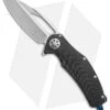 Marfione Custom Mini Matrix R Knife CF/Asteria Blue (3.25" Stonewash) -Microtech Microtech Marfione Custom Mini Matrix R cf asteria blue sw BHQ 71049 er