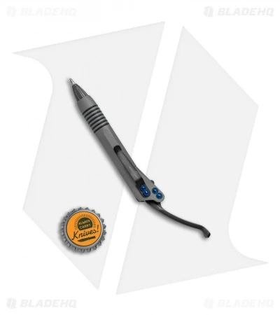 Microtech Marfione Custom Siphon II Vapor Blast Titanium W/ Ti Hardware 6 Microtech Marfione Custom Siphon II Vapor Blast Titanium W/ Ti Hardware - Image 4