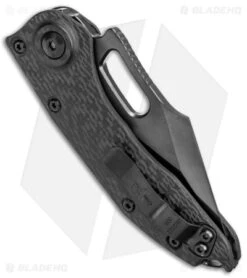 Microtech Marfione Custom Stitch Auto Knife DLC Diamondwash CF (DLC TT Hardware) -Microtech Microtech Marfione Custom Stictch Auto Borka CF DLC Mirror BHQ 175971 jr side