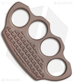 Microtech Marfione Hand Tank Four-Finger Knuckle Paperweight Ano Alloy (TAN)