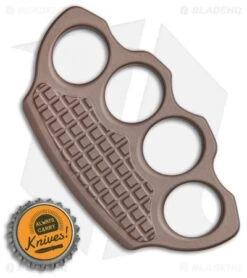 Microtech Marfione Hand Tank Four-Finger Knuckle Paperweight Ano Alloy (TAN) -Microtech Microtech Marfione Hand Tank Four Finger Knuckle Paperweight Ano Alloy Tan MCK 430 TAN BHQ 76983 jr bottlecap