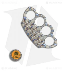 Microtech Marfione Hand Tank Four-Finger Knuckle Paperweight (Flamed Titanium) -Microtech Microtech Marfione Hand Tank Four Finger Knuckle Paperweight flamed ti BHQ 77794 er bottlecap